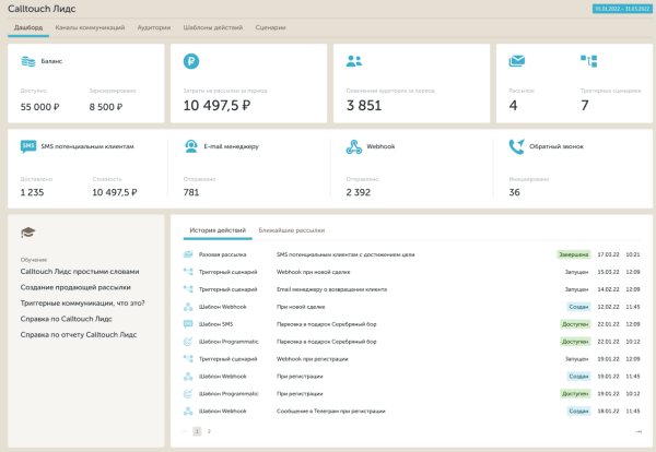 Как допродать текущим клиентам и привлечь новых: возможности платформы Calltouch Лидс