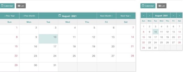 15 лучших JavaScript-плагинов календарей и событий в 2021 году