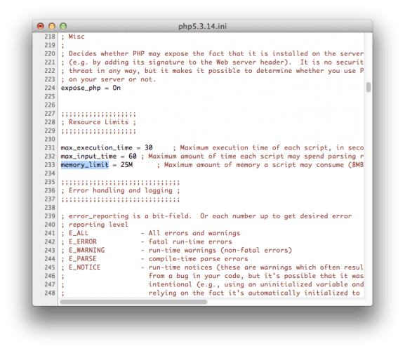 Ошибка нехватки памяти в WordPress Ошибка нехватки памяти в WordPress