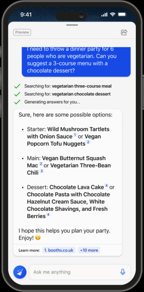 Microsoft добавил чат-бот в мобильные приложения Bing, Edge и Skype
         
            Microsoft добавил чат-бот в мобильные приложения Bing, Edge и Skype