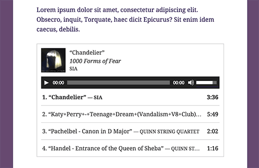 Добавление аудио файлов и создание плейлистов в WordPress