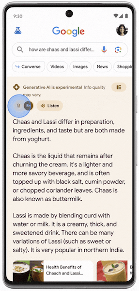Google открывает SGE пользователям за пределами США
         
            Google открывает SGE пользователям за пределами США