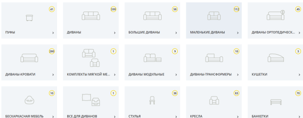 Продвижение сайтов в мебельной тематике