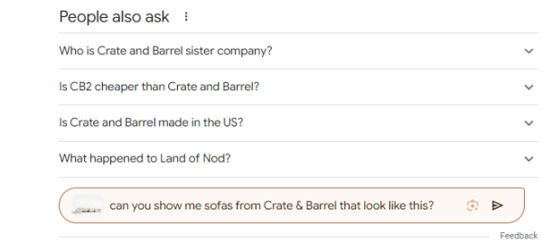 
            Google SGE тестирует поиск с помощью изображений
        