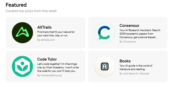 OpenAI открыла магазин чат-ботов GPT Store OpenAI открыла магазин чат-ботов GPT Store